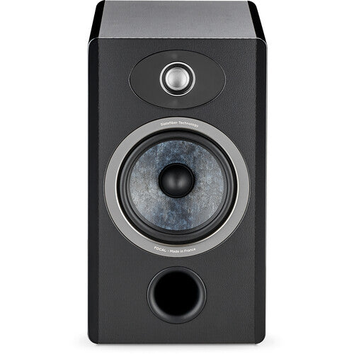 Focal FOAESFLON10B000 N1 2 Way Bookshelf Speaker (High-Gloss Black)