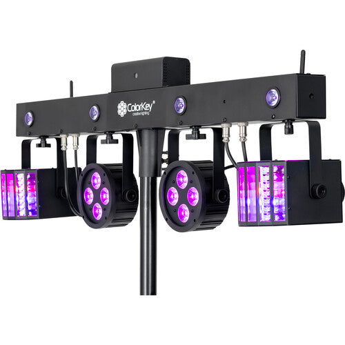 ColorKey CKU-3070 PartyBar Mobile 250 Ensemble d'éclairage multi-effets tout-en-un alimenté par batterie