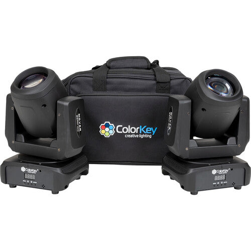 ColorKey CKU-5062 Mover Beam 100 Bundle with Carrying Bag (2-Pack)