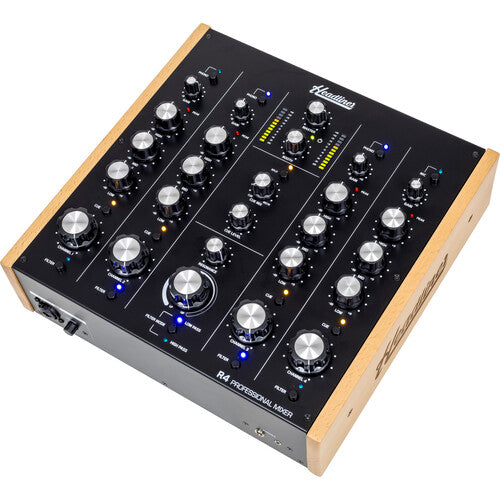 Headliner HL90120 R4 Professional 4-Channel Rotary DJ Mixer + FREE Headliner HL12018 Pro-Fit Case for Headliner R4 (BUNDLE)