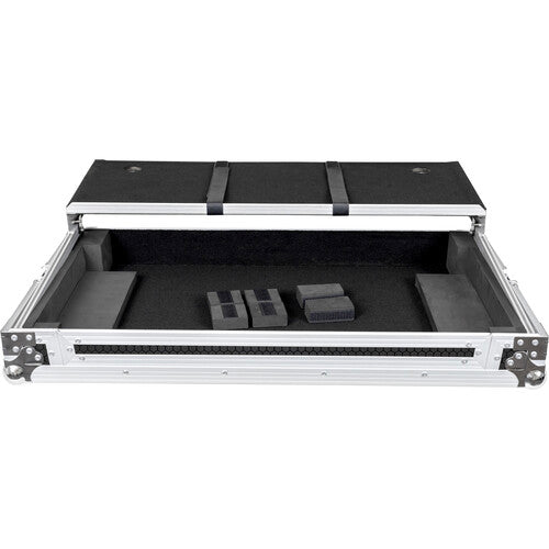 Headliner HL10017 Flight Case DJ Controller Case for Pioneer DDJ-REV5 with Laptop Platform (Silver on Black)