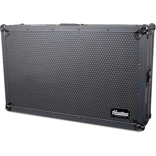 Headliner HL10018 Pitch Black Flight Case DJ Controller Case for Pioneer DDJ-REV5 with Laptop Platform (All Black)
