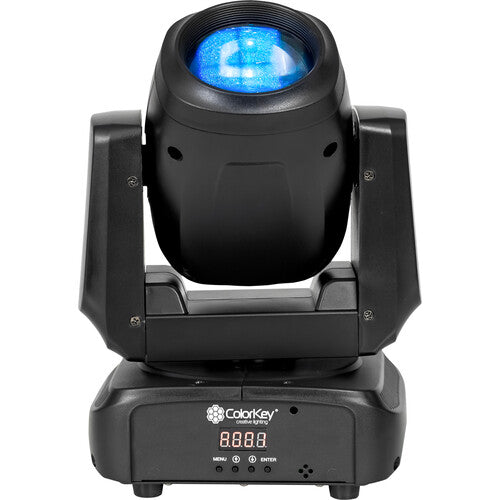 ColorKey CKU-5060 Mover Beam 100 Compact 100W LED Moving Head with Rainbow Prism