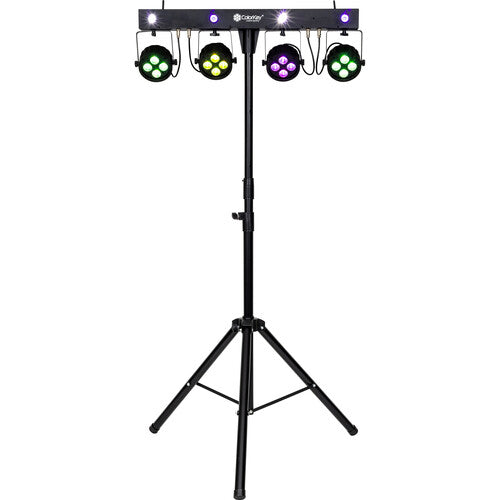 ColorKey CKU-3060 PartyBar Mobile 150 Battery-Powered All-in-One Multi-Effects Lighting Package