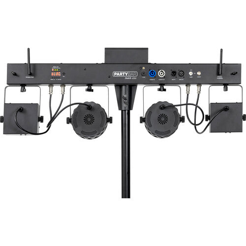 ColorKey CKU-3070 PartyBar Mobile 250 Battery-Powered All-in-One Multi-Effects Lighting Package
