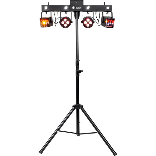 ColorKey CKU-3070 PartyBar Mobile 250 Battery-Powered All-in-One Multi-Effects Lighting Package