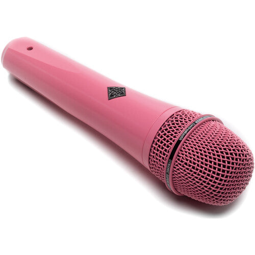 Microphone dynamique supercardioïde portatif personnalisé Telefunken M80 (corps rose, grille rose)