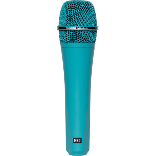 Telefunken M80 Custom Handheld Supercardioid Dynamic Microphone (Turquoise Body, Turquoise Grille)