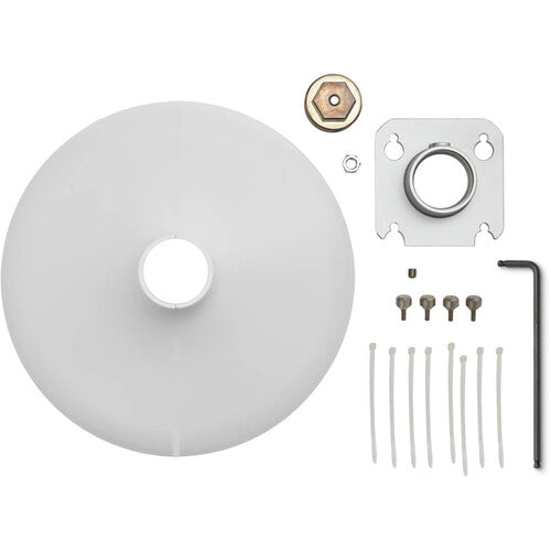 Shure A901W-R-PM-3/8IN Pole-Mount Kit for MXA901-R Microphone and 3/8" Threaded Rod (White)