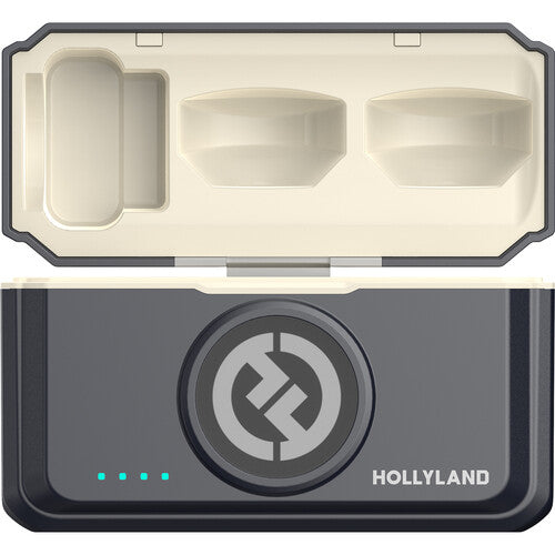 Hollyland LARK M2 CAMERA Système de microphone sans fil pour 2 personnes 2,4 GHz (Noir)