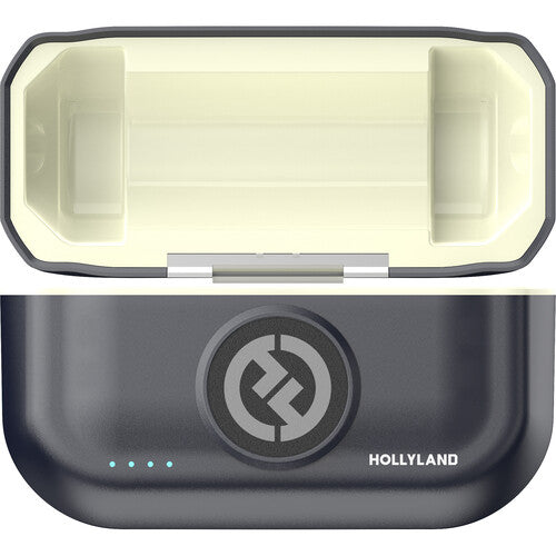 Hollyland HL-LARK M2 LIGHTNING Système de microphone sans fil pour 2 personnes avec connecteur Lightning 2,4 GHz (Noir)