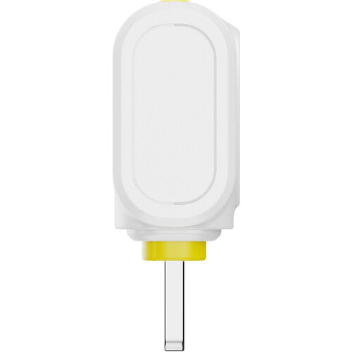 Hollyland -LARK M2 LIGHTNING Système de microphone sans fil pour 2 personnes avec connecteur Lightning 2,4 GHz (Blanc ivoire)