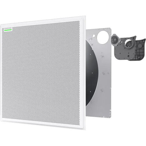 Shure MXA902W-S Ceiling Array Microphone with Integrated Loudspeaker (White) - 24"