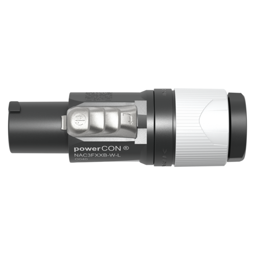 Neutrik NAC3FXXB-W-L PowerCON Lockable Power Connector (Gray)