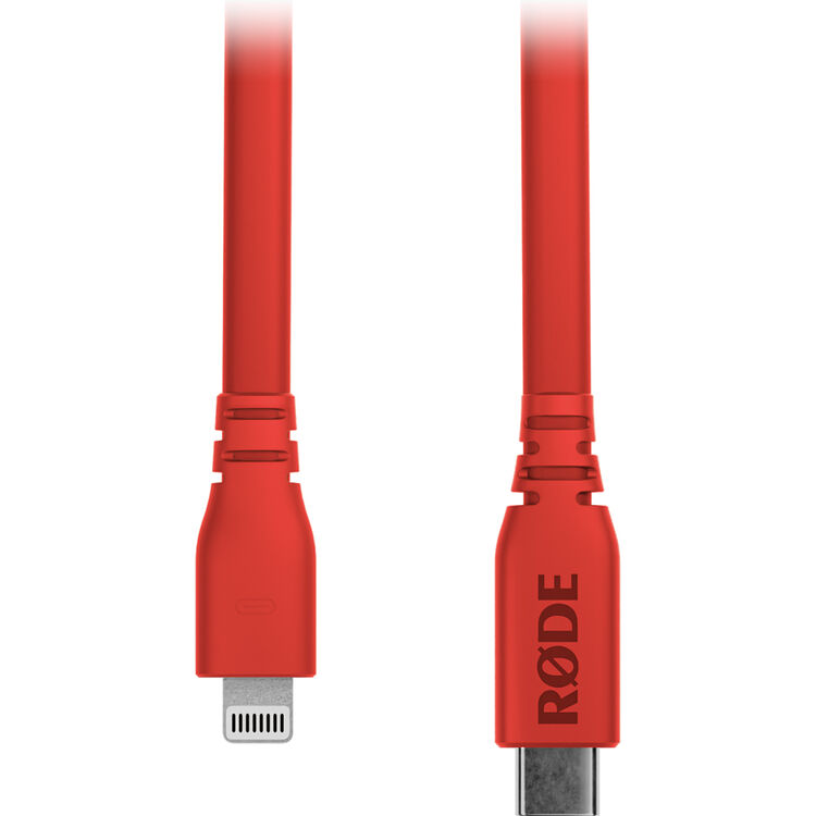 Rode SC19-R Lightning to USB-C Cable (Red) - 5'