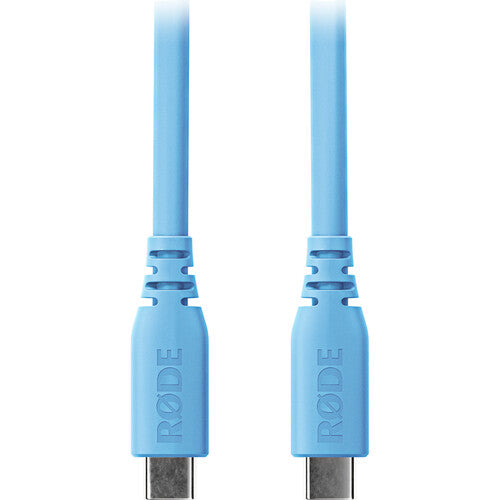 Câble Rode SC27-B SuperSpeed USB-C vers USB-C (bleu) - 6,6'