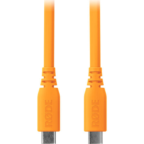 Rode SC27-O SuperSpeed USB-C to USB-C Cable (Orange) - 6.6'