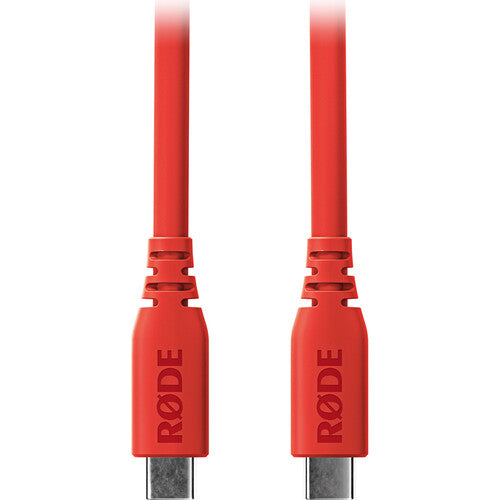 Câble Rode SC27-R SuperSpeed USB-C vers USB-C (rouge) - 6,6'