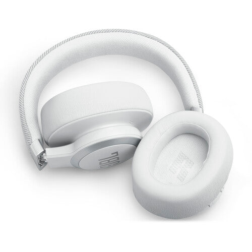 JBL LIVE 770NC Over-Ear Noise-Cancelling Headphones (White)