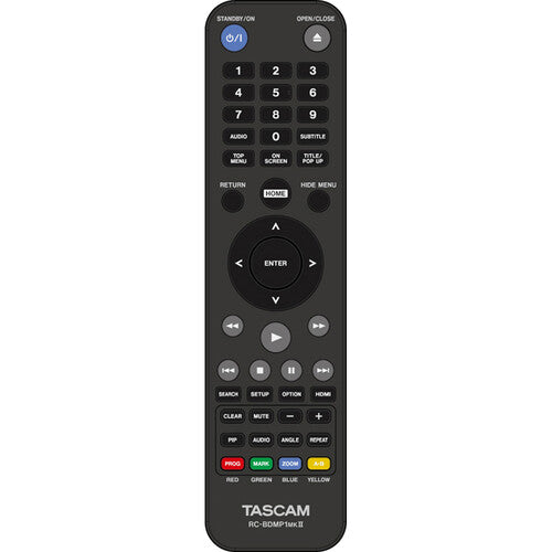 Tascam BD-MP1MKII Blu-Ray Player With SD and USB Playback - 1RU