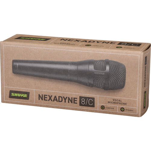 Shure NEXADYNE 8/C Cardioid Revonic Handheld Vocal Microphone (Black)
