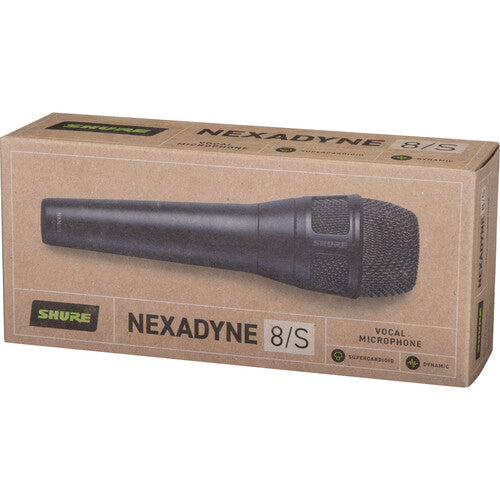 Shure NEXADYNE 8/S Supercardioid Revonic Handheld Vocal Microphone (Black)