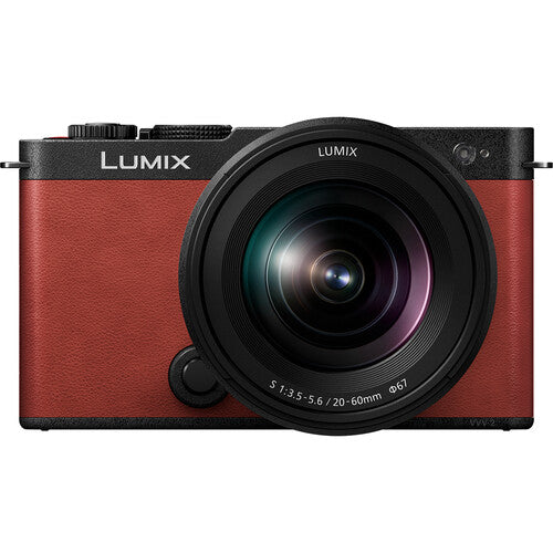 Panasonic DCS9KR LUMIX S9 Mirrorless Camera avec S 20-60 mm f / 3,5-5,6 objectif (Crimson Red)