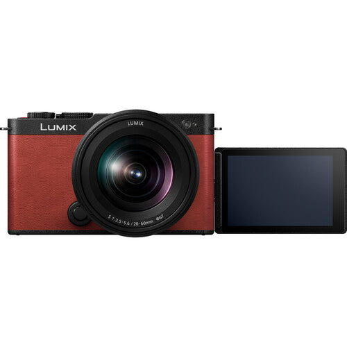 Panasonic DCS9KR LUMIX S9 Mirrorless Camera avec S 20-60 mm f / 3,5-5,6 objectif (Crimson Red)