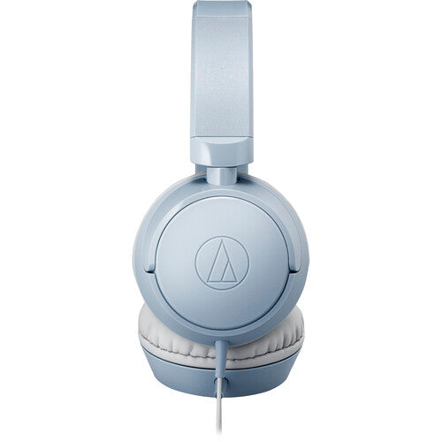 Audio-Technica ATH-S120C On-Ear USB-C Headphones (Blue-Gray)