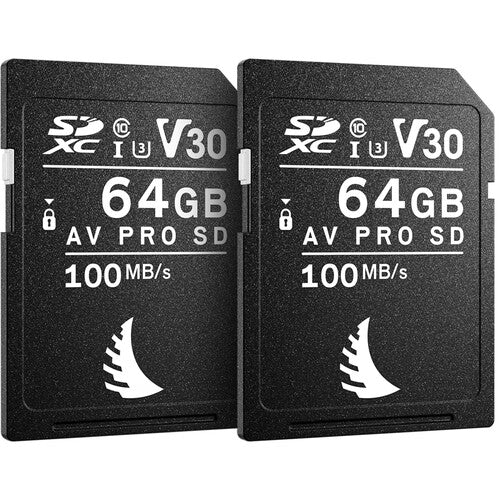 Angelbird MPFJAVP64SDV30 64GB AV Pro UHS-I SDXC Match Pack for FUJIFILM Cameras