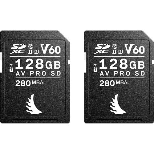 Angelbird MPCAAVP128SDV60MK2 128GB AV Pro MK2 UHS-II SDXC Match Pack for Canon Cameras