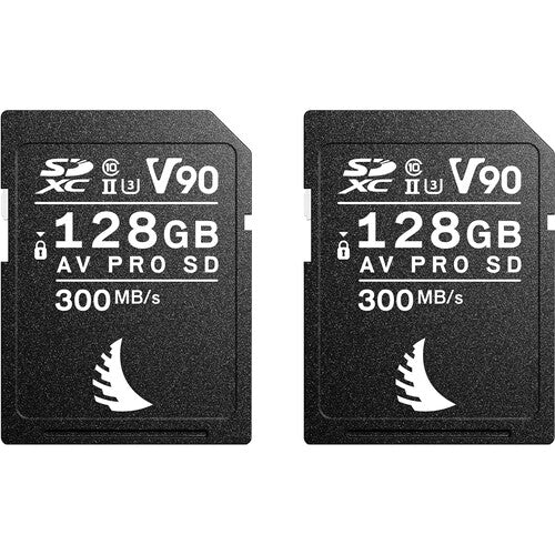 Angelbird MPCAAVP128SDV90MK2 128GB AV Pro MK2 UHS-II SDXC Match Pack for Canon Cameras