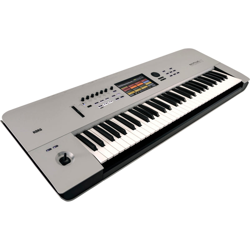 Korg Nautilus à la station de travail musicale en édition limitée avec Aftertouch (Matte Gray) - 61 keys