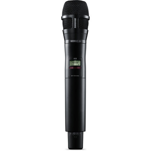 Shure AD2 / N8CB-G57 Transmetteur de microphone sans fil numérique avec capsule cardioïde Nexadyne 8 / C (G57: 470 à 608 + 614 à 616 MHz, noir)