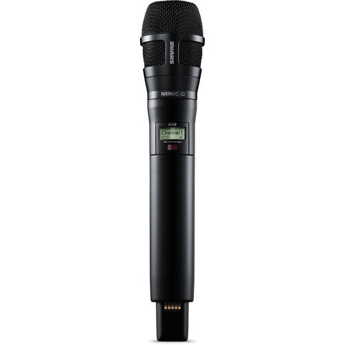 Shure Adx2 / N8CB-G57 Émetteur de microphone sans fil numérique avec capsule cardioïde Nexadyne 8 / C (G57: 470 à 608 + 614 à 616 MHz, noir)