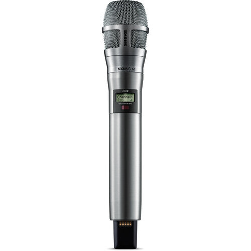 SHURE ADX2 / N8CN-G57 Émetteur de microphone sans fil numérique avec capsule cardioïde Nexadyne 8 / C (G57: 470 à 608 + 614 à 616 MHz, nickel)