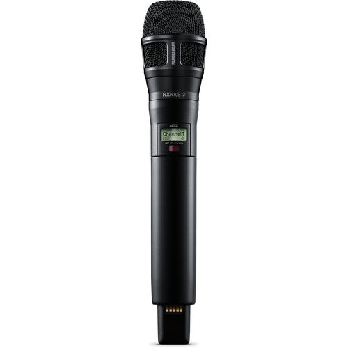 SHURE ADX2 / N8SB-G57 Transmetteur de microphones sans fil numérique avec capsule SuperCardioide Nexadyne 8 / s (G57: 470 à 608 + 614 à 616 MHz, noir)