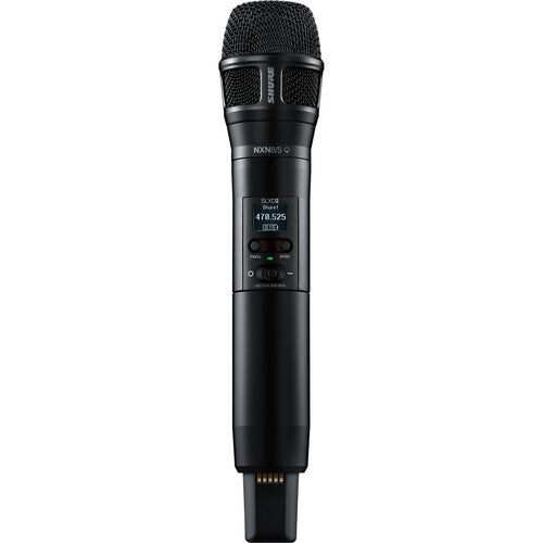 Shure SLXD2 / N8SB-G58 Émetteur de microphone à main sans fil numérique avec capsule SuperCardioide Nexadyne 8 / s (G58: 470 à 514 MHz)