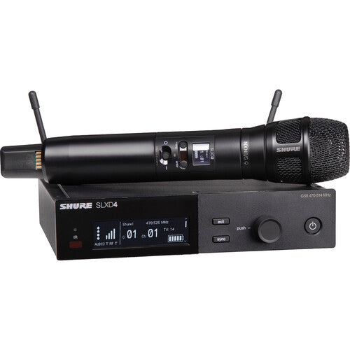 Shure SLXD24/N8SB-G58 Digital Wireless Handheld Microphone System with Nexadyne 8/S Supercardioid Capsule (G58: 470 to 514 MHz)