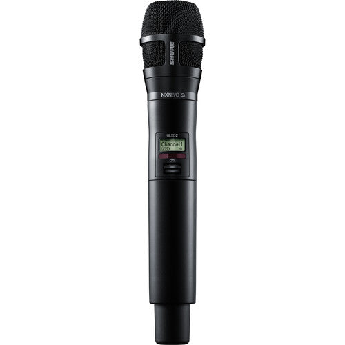 SHURE ULXD2 / N8CB-G50 émetteur de microphone sans fil numérique avec capsule cardioïde Nexadyne 8 / C (G50: 470 à 534 MHz, noir)