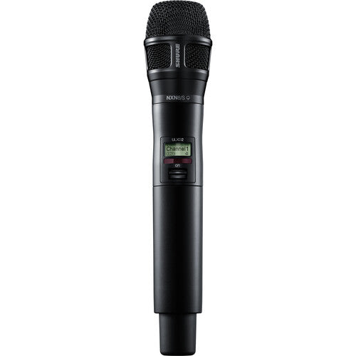 Shure ULXD2 / N8SB-G50 émetteur de microphone sans fil numérique sans fil avec capsule Supercardioide Nexadyne 8 / s (G50: 470 à 534 MHz, noir)