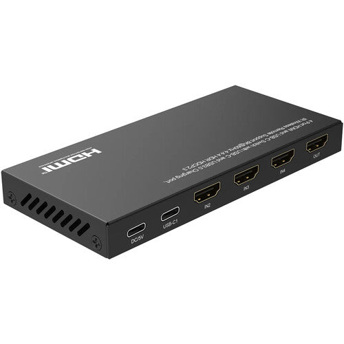 DVDO SWITCHER-41-USBC-HDMI 8K Switcher with 1 USB-C and 3 HDMI Inputs - 4x1