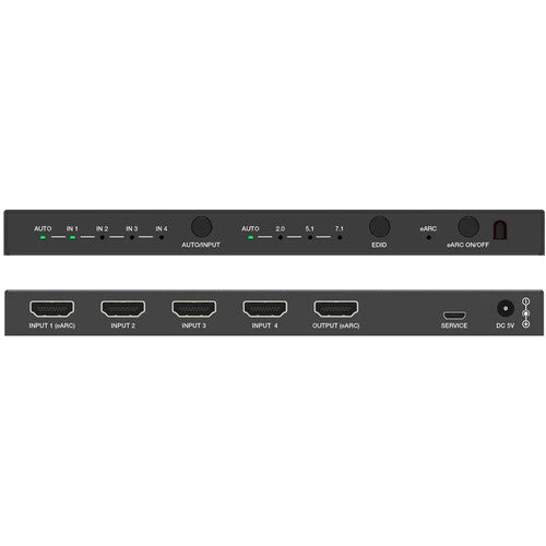 DVDO Switcher-41-ARC 4K 4x1 HDMI Switcher with ARC