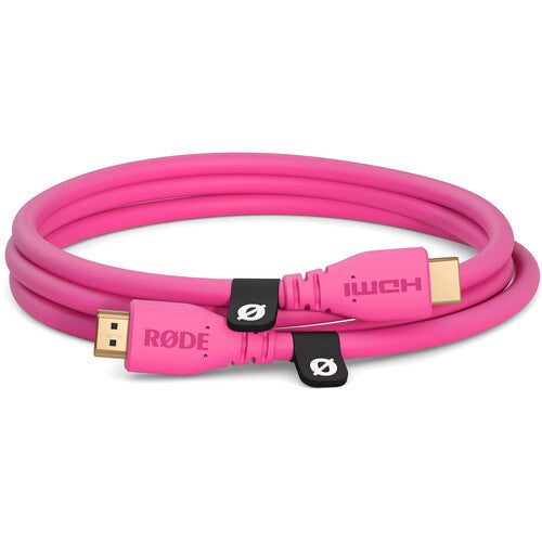 Rode HDMICABLE1.5M-P HDMI 2.0 Cable (Pink) - 1.5m