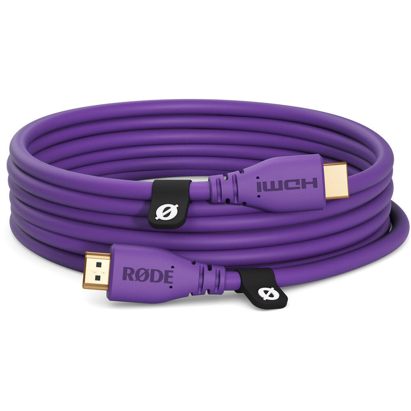 Rode HDMICABLE3M-PU HDMI 2.0 Cable (Purple) - 3m