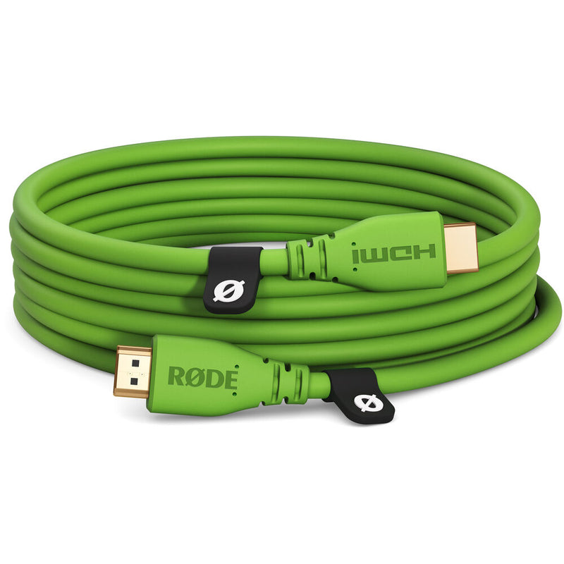 Rode HDMICABLE3M-G HDMI 2.0 Cable (Green) - 3m