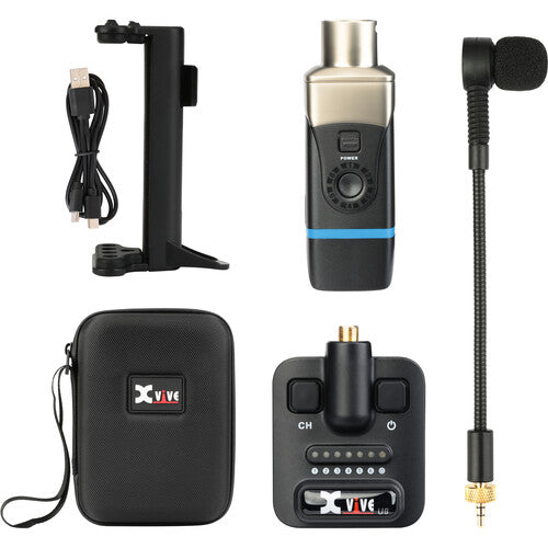 Xvive U8 Acoustic Guitar Wireless System with Travel Case (2.4 GHz)