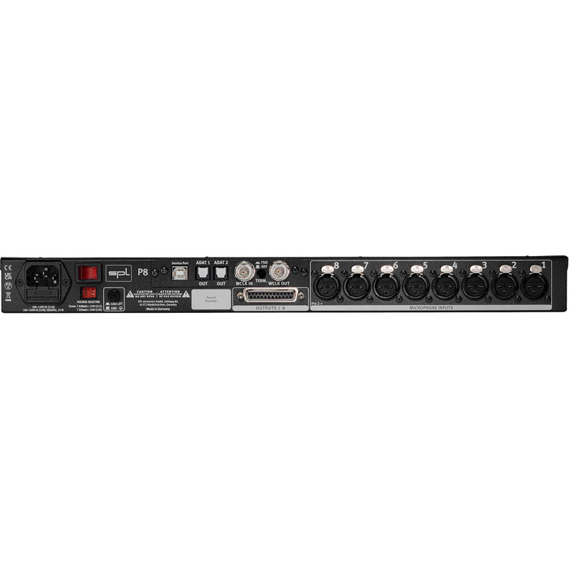 SPL P8 Eight-Channel Preamplifier With ADAT Converter