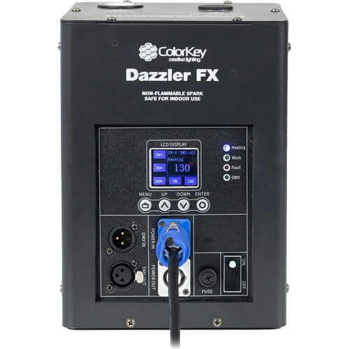 ColorKey CKU-7710 Dazzler FX Mk2 Cold Spark Machine (Black)