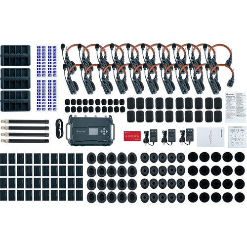 Hollyland SOLIDCOM C1 PRO-ROAMING HUB 20S-G Wireless Intercom System with 20 Single-Ear Headsets (G-Mount, 1.9 GHz)